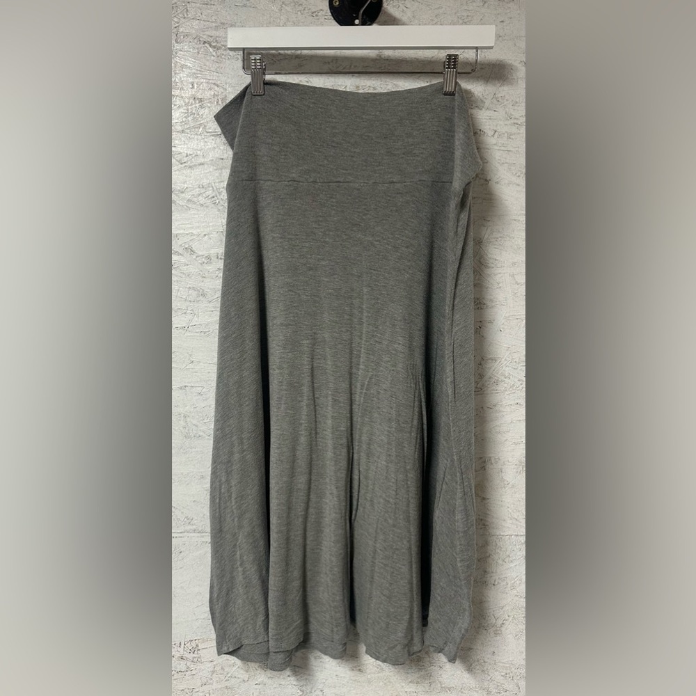 Lock &Love Women's Grey Midi Skirt